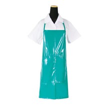 에이앤지 단면코팅 유광 방수 주머니 앞치마 소, 녹색, 1개