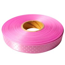 금비코리아 공단땡땡이 SD02 리본25mm x 45m, 1개, 핑크