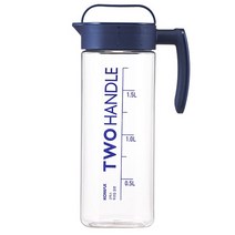 코멕스 투핸들 냉장고물병, 혼합 색상, 2L, 2L