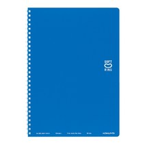 고쿠요 소프트링 노트 B5 40매, 파랑, 1개