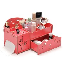 라이프포인트 DIY 화장품 정리함 801, 핫핑크, 1개