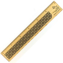 woonori 꽃문대나무자 내소사, 1개, 30cm