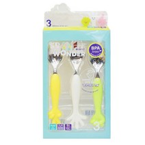 릴팡 원더 아이러브 가위바위보 스푼포크세트3p, 혼합 색상, 1개