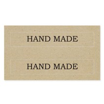 마켓맨 Hand Made 크라프트 도시락 스티커 2p, 혼합 색상, 50개입