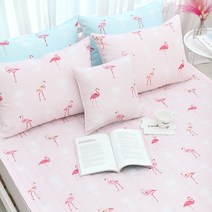 슈에뜨룸 플라밍고 리플 누빔패드, 핑크