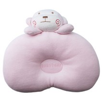 베이비베어 몽키 짱구베개, 핑크