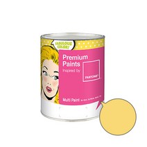 노루페인트 팬톤 멀티 에그쉘광 페인트 1L, 레몬드롭(12-0736)