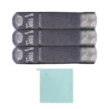 송월타월 카운테스마라 플래티늄 170g 세면타올 파랑 3p + 테리베이커리 고리타올 랜덤 발송, 1세트