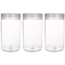 MAKA 원형 잡곡통 600 3p, 화이트