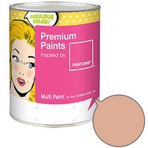 노루페인트 팬톤멀티 에그쉘광 그레이오렌지계열 페인트 1L, 핑크샌드 (15-1318)