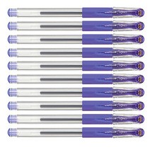 미쯔비시 시그노 유니볼 펜 UM-151 0.28mm, 바이올렛, 10개입