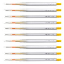 미쓰비시 스타일핏트 단색펜 0.28mm UMN-139, 골든옐로우, 10개입