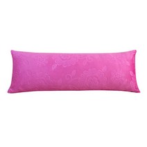 베드앤데코 로즈 링 극세사 바디필로우 솜 포함, 핑크