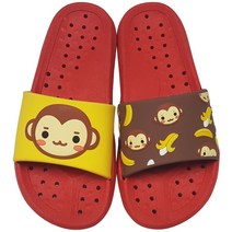 애니팡 프렌즈 욕실화 몽이 레드, 1개