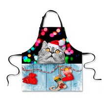 리빙팝 3D 크리스마스 펫 일러스트 앞치마, 011 Type, 1개