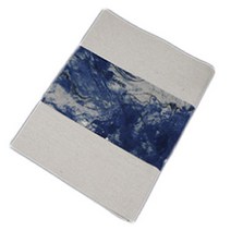 아리코 25 kitchen 동양 린넨 테이블 매트, B(푸른 바다), 30 x 60 cm