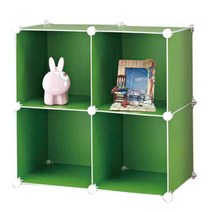 베스트리빙 4단 공간박스, 그린