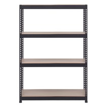 스피드랙 스탠드선반 4단 1000 x 400 x 1800 mm, 블랙