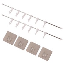 모나코올리브 파워 접착 키친 툴 멀티 랙, 혼합 색상, 2개입