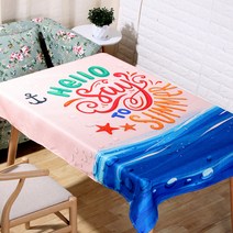 이코디 썸머스토리 TC 테이블 보, 썬세트, 90 x 90 cm