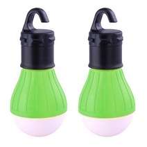 블럭마트 LED 캠핑전등 걸이형, 그린계열, 2개입