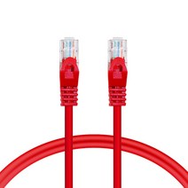 AVIVE 고급형 UTP 20m CAT6 랜선 케이블, RED, 1개