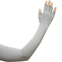 인콘트로 반장갑 냉감 쿨토시, 스트라이프회색