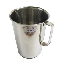 천성정밀 스테인레스 계량컵 2000ml, 1개