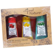 디필 네이처 핸드크림 석류 + 프리지아 + 화이트 티 알로에 선물 세트, 1세트