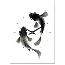 더윤 레티나 모던시계 30 x 42 cm ANI0067, 혼합 색상