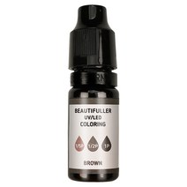 뷰티풀러 UV/LED 비비드컬러 네일 착색제 10ml, 브라운, 1개