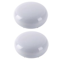 더자카 심플 비누곽 동글, 그레이, 2개입