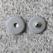 싸개스냅단추 2p세트 18mm, 그레이, 15세트