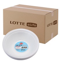롯데이라이프 다회용 우동그릇 190mm, 10개입, 60개