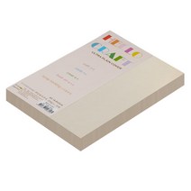종이문화 친환경색지 레인보우카드 No.2 아이보리, A5, 90매