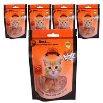 캣몽 고양이용 간식 치킨슬라이스 닭 40g, 닭고기맛, 5개입
