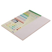 종이문화 친환경색지 레인보우카드 No.22 라이트핑크, A3, 20매