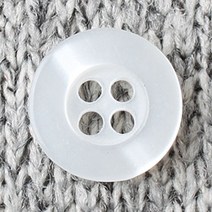동화상가몰 백색 엽전 단추 10mm, 화이트, 200개입