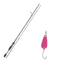 YGF 루어낚싯대 블루포스 스타젠 S63L + 다미끼 메탈지그& 피카스푼 B TYPE 3.5g, 013 PINK