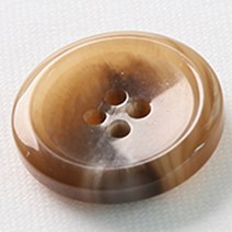 HR빅버튼 각시봉 단추 25mm, 다크 베이지, 8개입