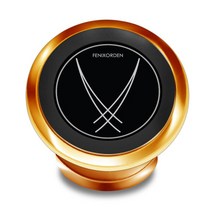 FENIORDEN 차량용 마그네틱 1초 스마트폰 거치대, 다크골드, 1개