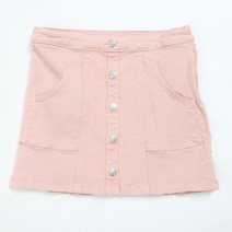 애플핑크 여아용 데님 스커트