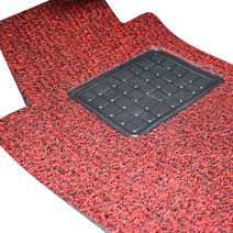 라임 코일 카매트 일반형 레드블랙, 기아, 엑스트랙(3p)