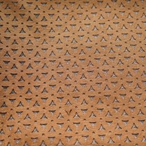 나비손길 앵글 펀칭 패브릭원단, 04 브라운