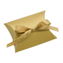 도나앤데코 리본 반달상자 30p + 리본 30p, 골드, 1세트
