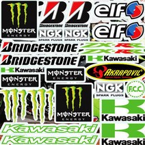 모터스티커 오토바이 튜닝 스티커 세트, 레이싱10, 1세트