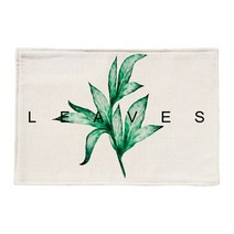 스토어33 가든 키친 린넨 테이블매트, D, 44 x 28 cm