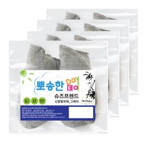 뽀송한데이 대나무숯 신발제습제 그레이 2p, 160g, 4개입