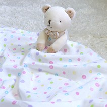 오즈맘 유아여름블랭킷 순면 110 x 110 cm, 바블바블