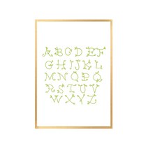 더윤 북유럽 캔버스액자 BOT0041, 올리브골드